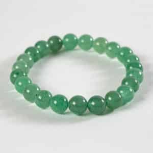 bracelet aventurine verte 8mm