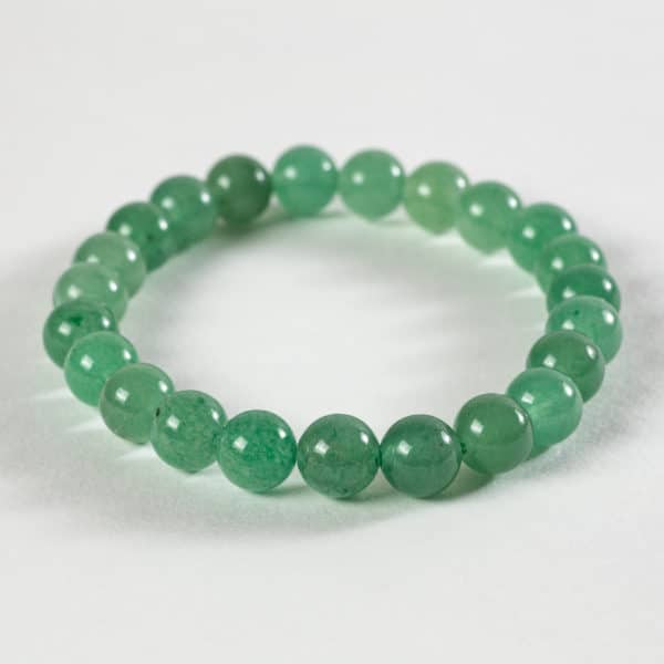 bracelet aventurine verte 8mm