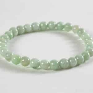 bracelet jade Birmanie 6mm