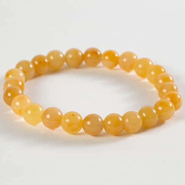 bracelet jade jaune