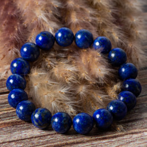 bracelet lapis-lazuli 10mm