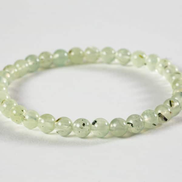 bracelet prehnite 6mm