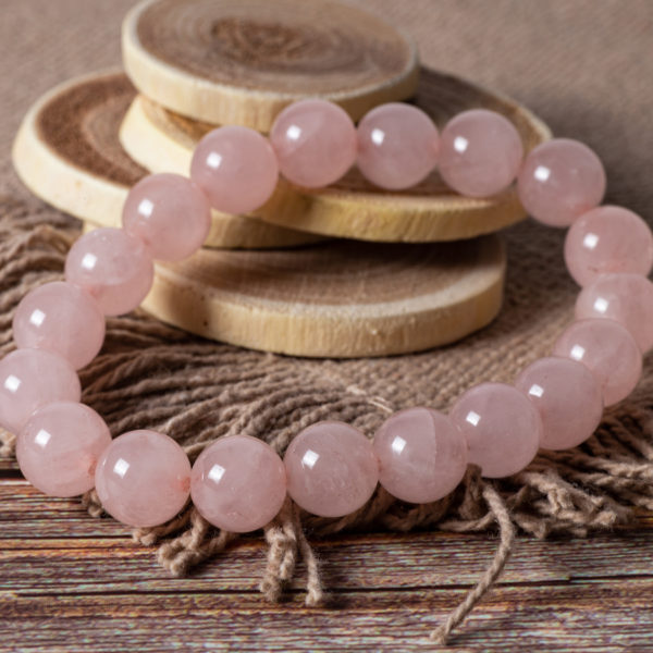 bracelet quartz rose 10mm