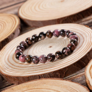 bracelet rhodonite 8mm