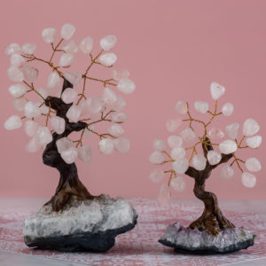 arbre de vie quartz rose