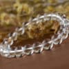 bracelet cristal de roche 8mm