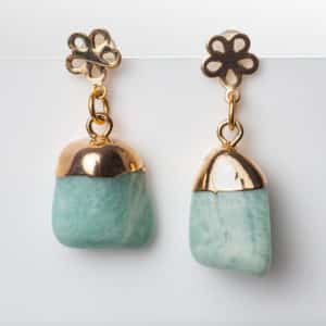 Amazonite Boucles d'Oreilles