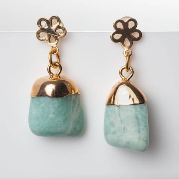 Amazonite Boucles d'Oreilles