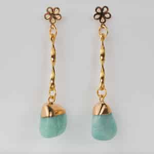 Amazonite Boucles d'Oreilles