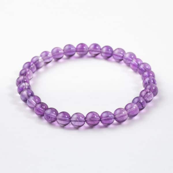 bracelet améthyste 6mm