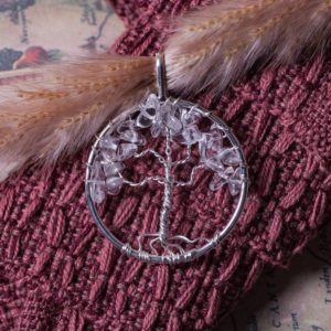 collier cristal arbre de vie