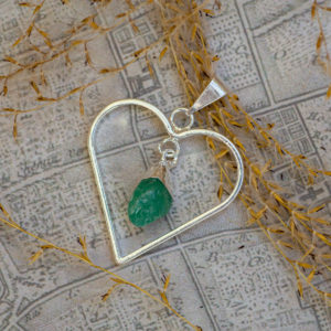 Pendentif Cœur aventurine