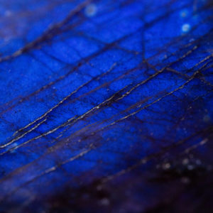 labradorite bleue pierre taillée