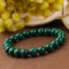 bracelet malachite 8mm