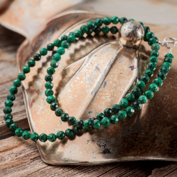 Collier malachite 4mm