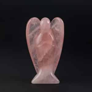 Ange en quartz rose