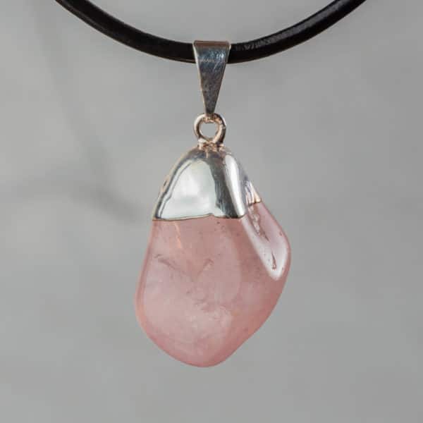 quartz rose pendentif