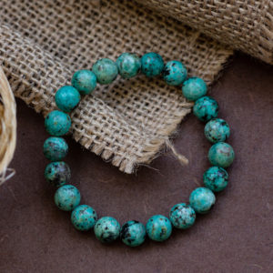 bracelet turquoise d'Afrique 8mm