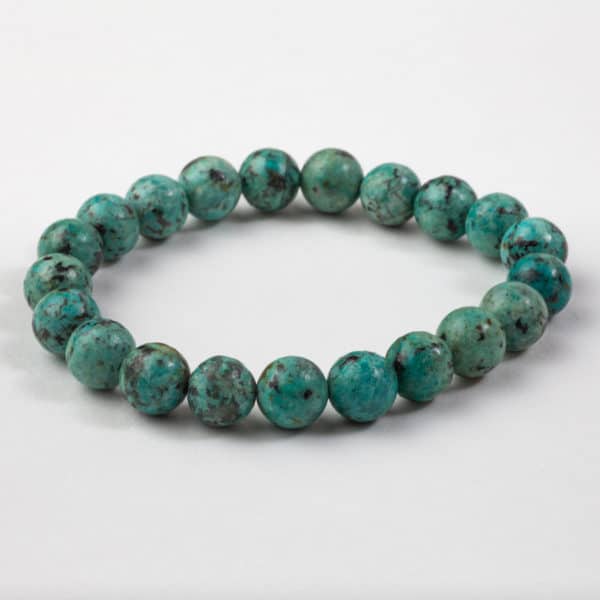 bracelet turquoise d'Afrique 8mm