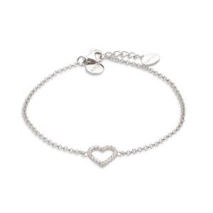 bracelet cœur contour