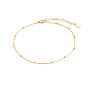 bracelet de cheville doré