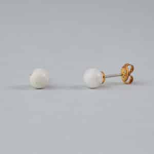 howlite boucles d'oreilles 6mm