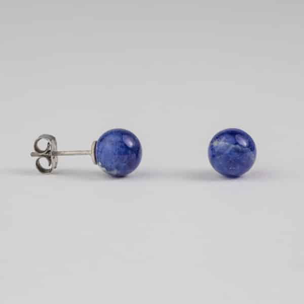 sodalite boucles d'oreilles 8mm