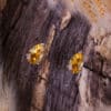 citrine boucles d'oreilles