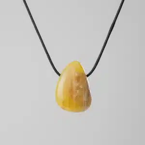 pendentif en opale jaune