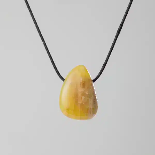 pendentif en opale jaune