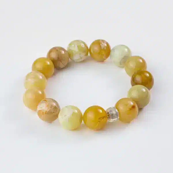 bracelet opale jaune