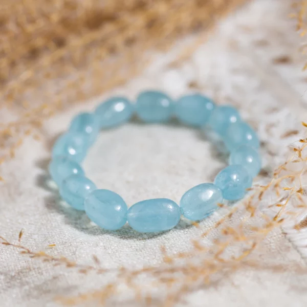 bracelet en aigue-marine TALIA