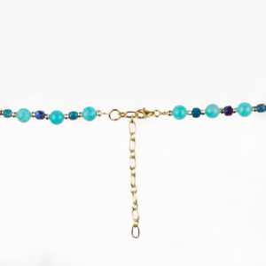 Collection PULSE. Fermoir Collier ICEBLUE