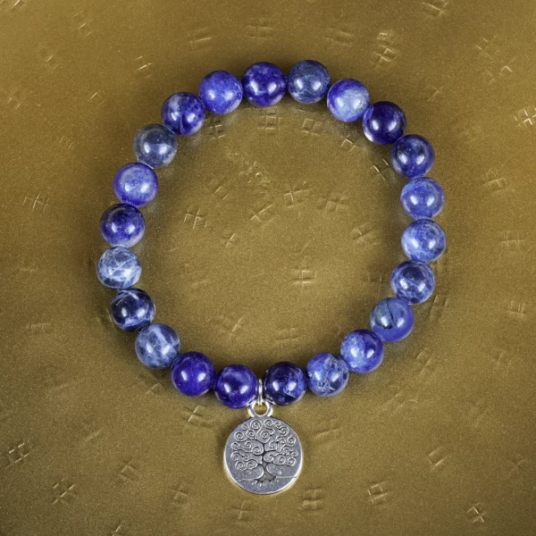 bracelet arbre de vie en sodalite