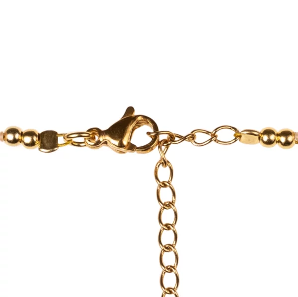 bracelet de cheville photo du fermoir sur fond blanc