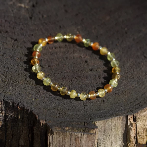 Bracelet en grenat vert