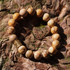 Bracelet jaspe paysage