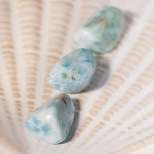 larimar pierre roulée, photo sur décors