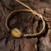 Bracelet Shamballa en agate folle