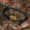 Bracelet Shamballa en unakite